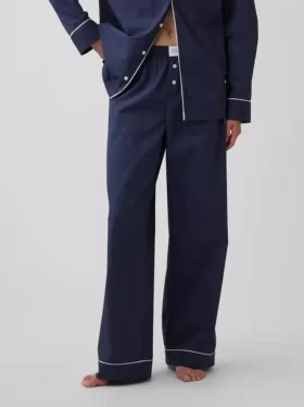 Pantaloni da pigiama in popeline