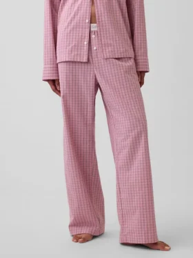 Pantaloni da pigiama in popeline