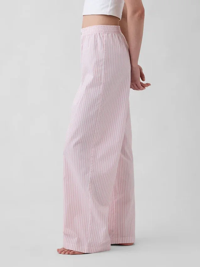 Pantaloni da pigiama in popeline