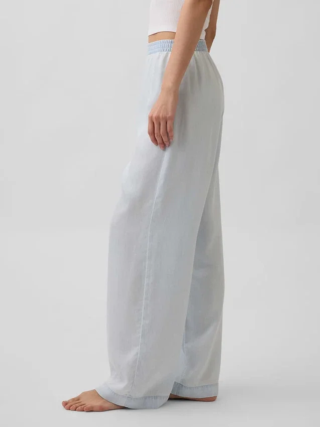 Pantaloni da pigiama in popeline