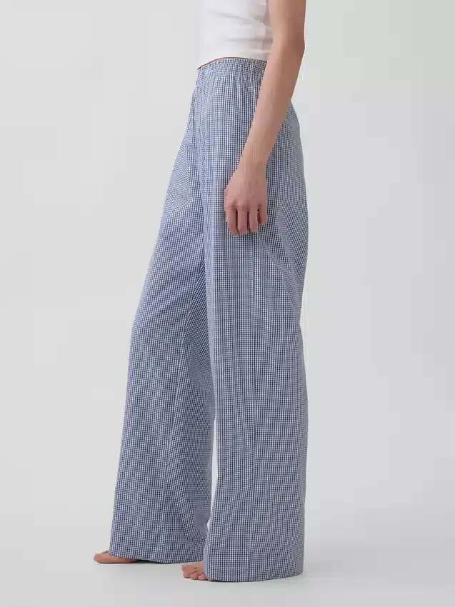 Pantaloni da pigiama in popeline