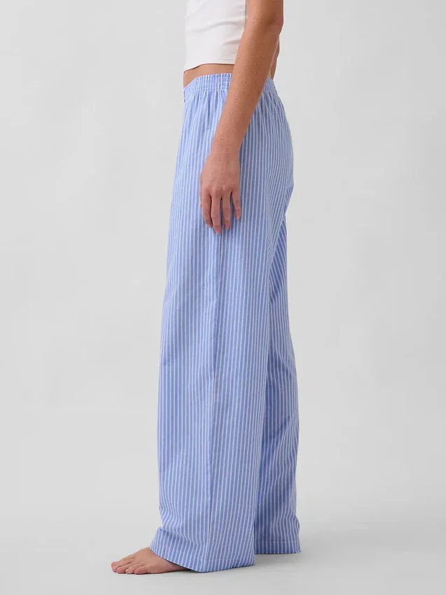 Pantaloni da pigiama in popeline