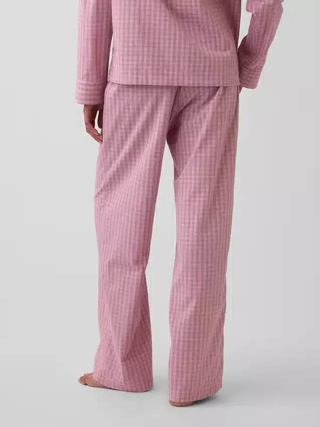 Pantaloni da pigiama in popeline
