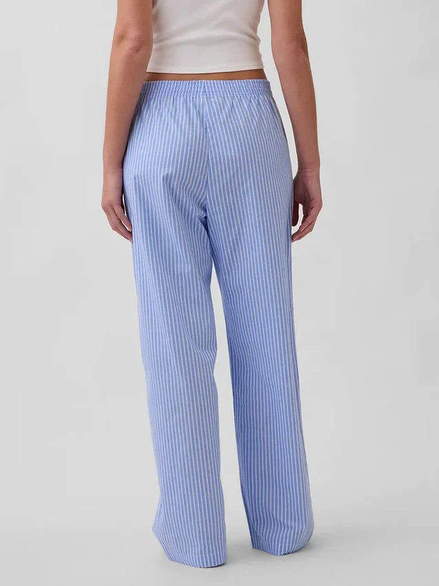 Pantaloni da pigiama in popeline