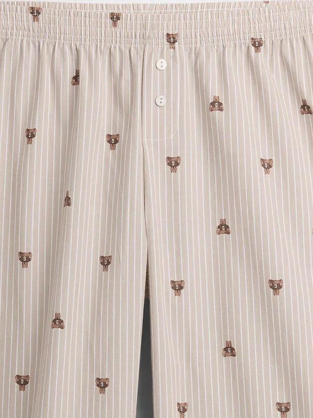 Pantaloni da pigiama in popeline