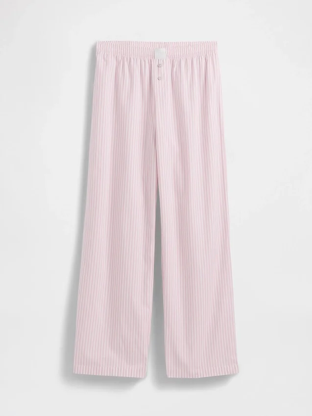 Pantaloni da pigiama in popeline