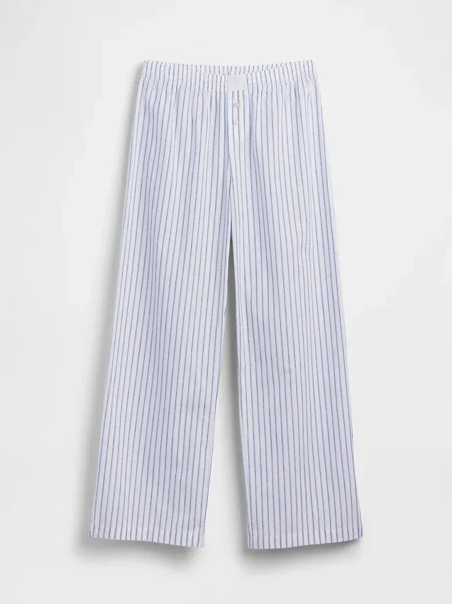 Pantaloni da pigiama in popeline