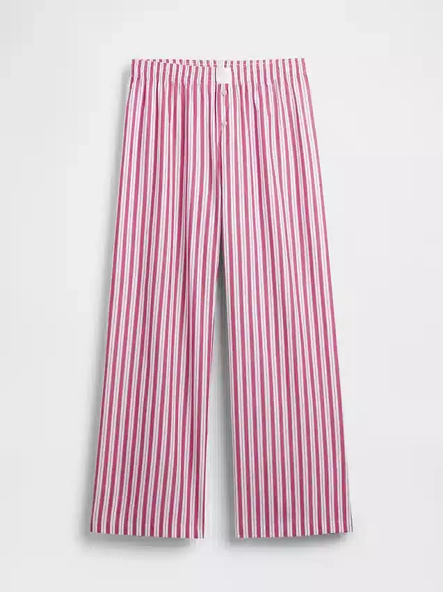 Pantaloni da pigiama in popeline