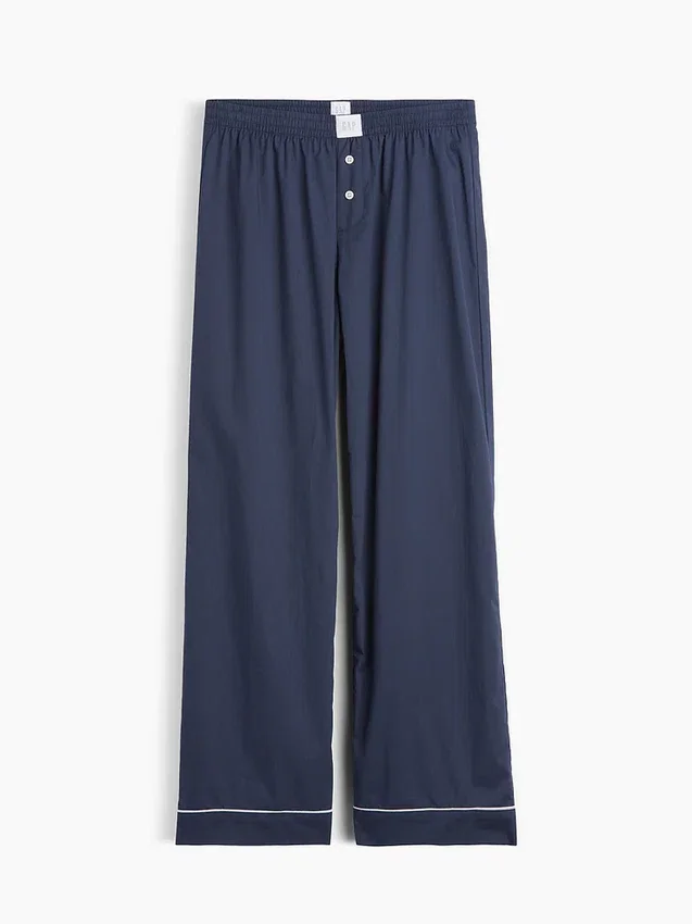 Pantaloni da pigiama in popeline
