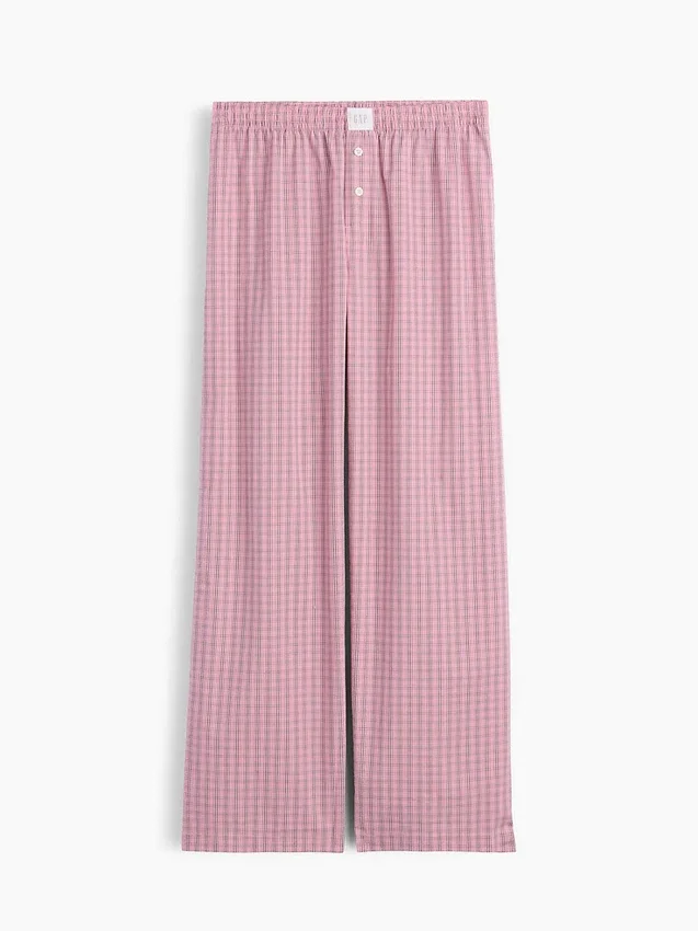 Pantaloni da pigiama in popeline