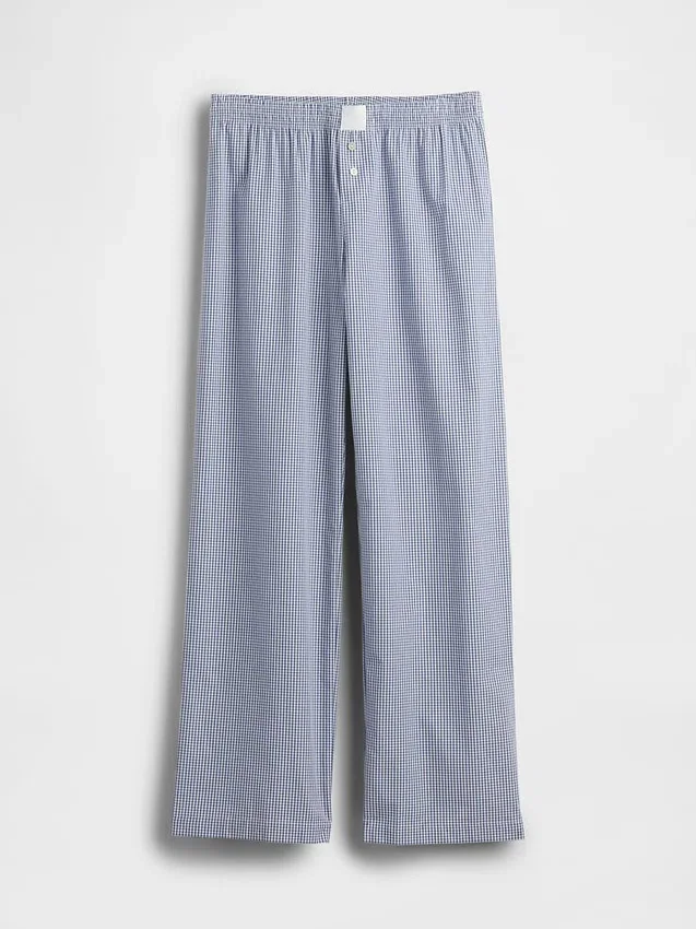 Pantaloni da pigiama in popeline