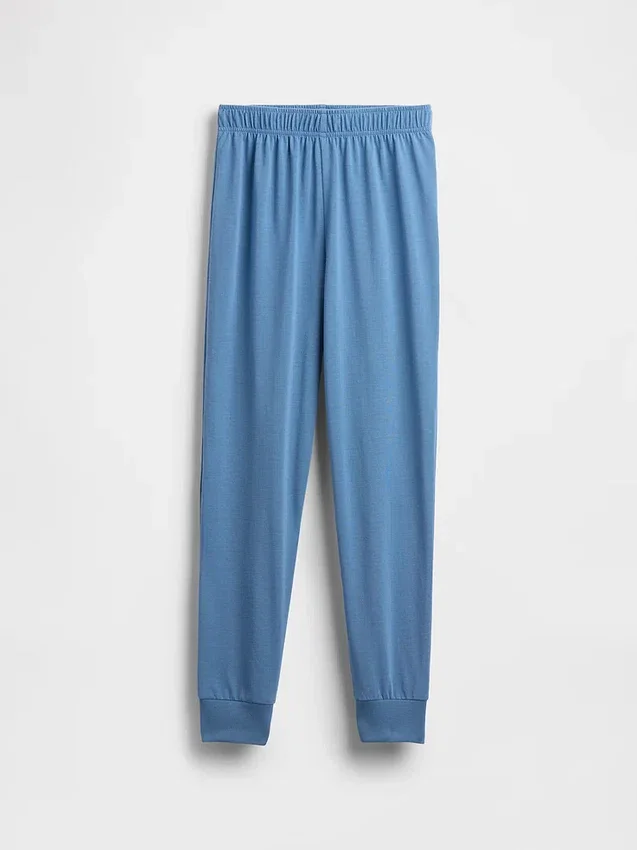 Pantaloni da pigiama in tessuto riciclato per bambini