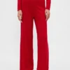 Pantaloni da pigiama leggeri CashSoft con motivo a cuori in maglia pointelle