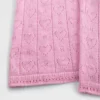 Pantaloni da pigiama leggeri CashSoft con motivo a cuori in maglia pointelle