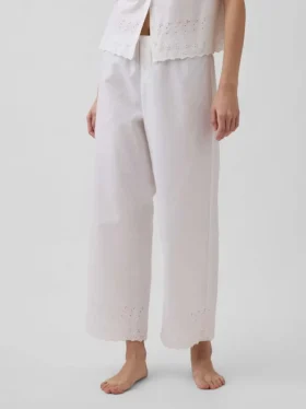 Pantaloni da pigiama ricamati
