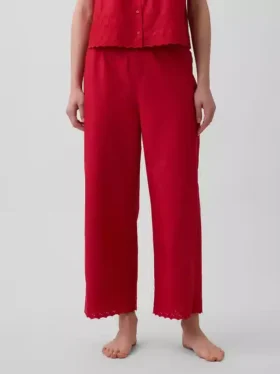 Pantaloni da pigiama ricamati