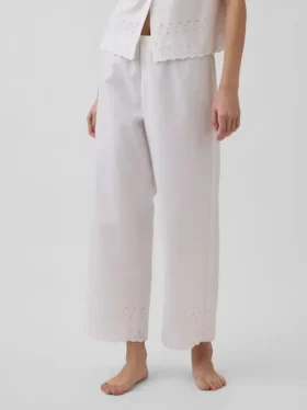 Pantaloni da pigiama ricamati