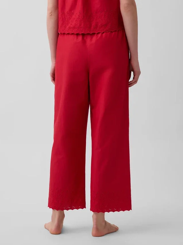 Pantaloni da pigiama ricamati