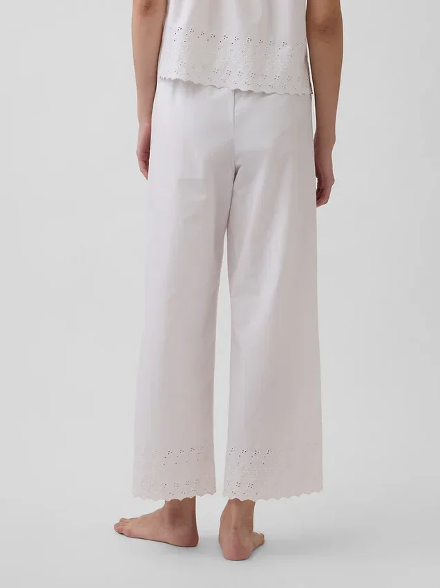 Pantaloni da pigiama ricamati