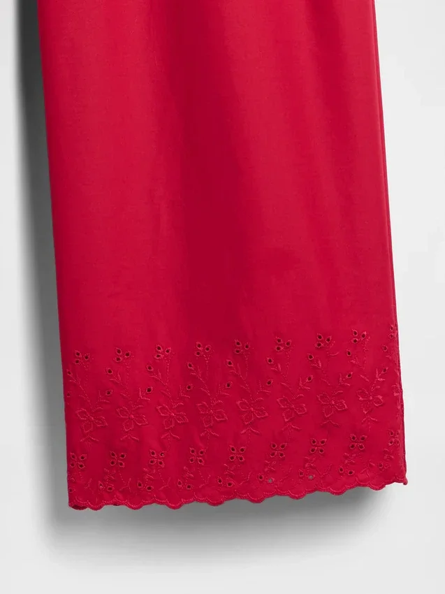 Pantaloni da pigiama ricamati