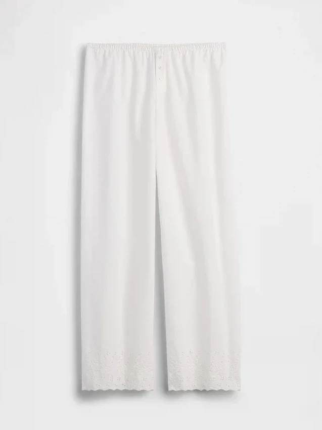 Pantaloni da pigiama ricamati