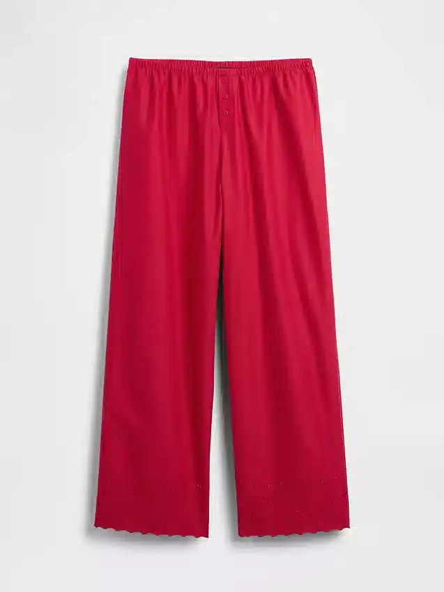 Pantaloni da pigiama ricamati