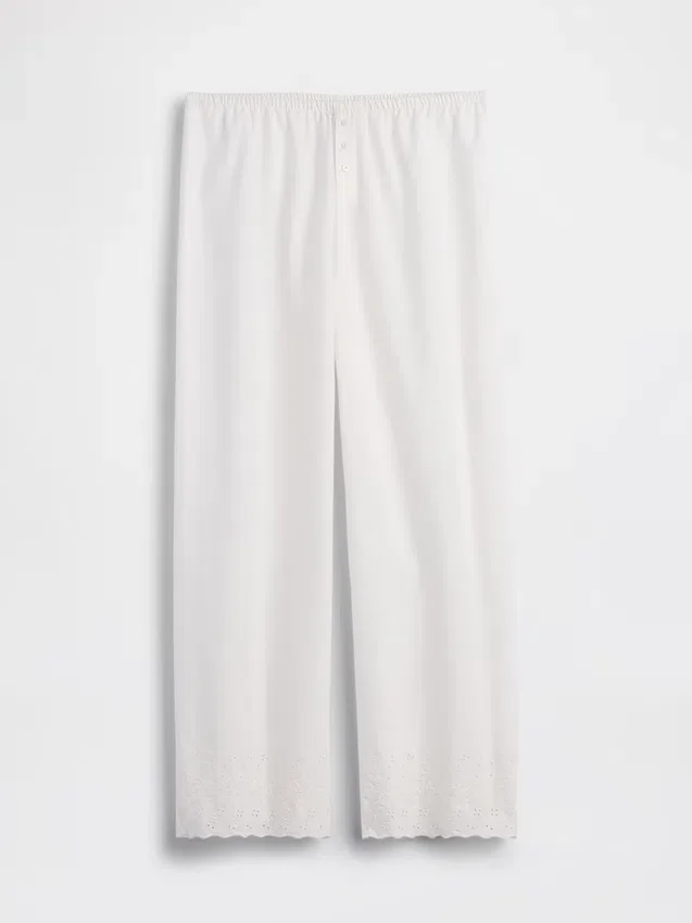 Pantaloni da pigiama ricamati