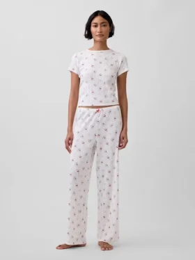 Pantaloni da pigiama Winnie the Pooh in maglia pointelle