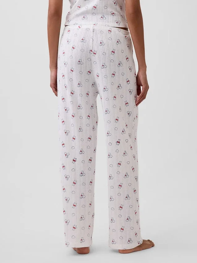 Pantaloni da pigiama Winnie the Pooh in maglia pointelle