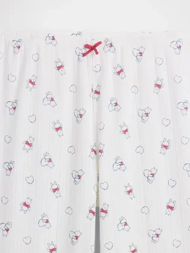 Pantaloni da pigiama Winnie the Pooh in maglia pointelle