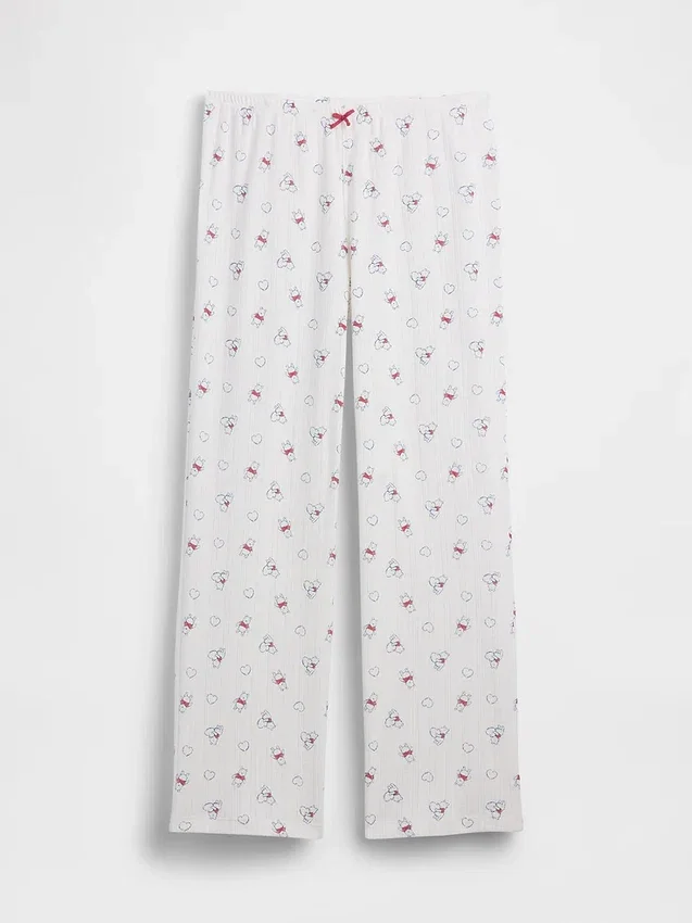 Pantaloni da pigiama Winnie the Pooh in maglia pointelle