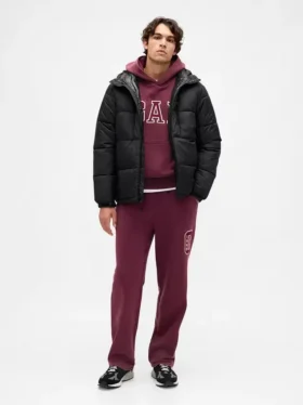 Pantaloni da tuta da adulto in tessuto pesante con logo, vestibilità comoda