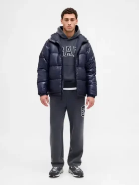 Pantaloni da tuta da adulto in tessuto pesante con logo, vestibilità comoda