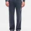 Pantaloni da tuta da adulto in tessuto pesante con logo, vestibilità comoda