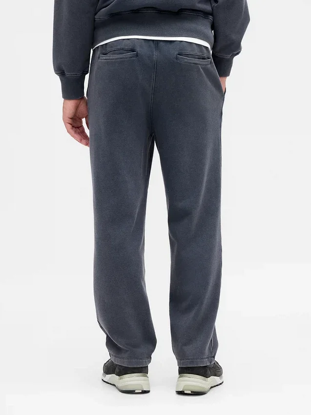 Pantaloni da tuta da adulto in tessuto pesante con logo, vestibilità comoda