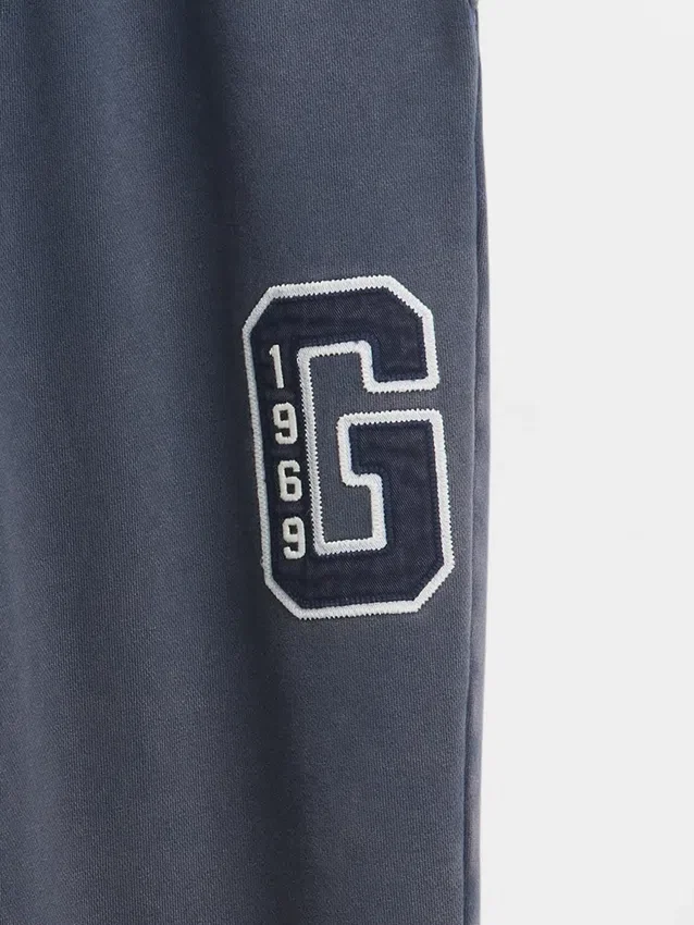 Pantaloni da tuta da adulto in tessuto pesante con logo, vestibilità comoda