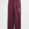 Pantaloni da tuta da adulto in tessuto pesante con logo, vestibilità comoda