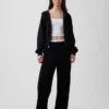Felpa con cappuccio e zip in felpa Vintagesoft