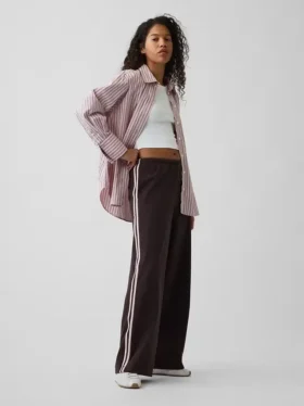 Pantaloni da tuta in tessuto pesante dal taglio comodo