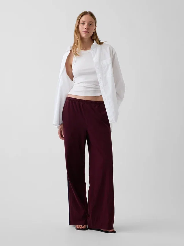 Pantaloni da tuta in tessuto pesante dal taglio comodo