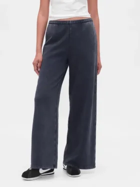 Pantaloni della tuta larghi con logo Vintagesoft
