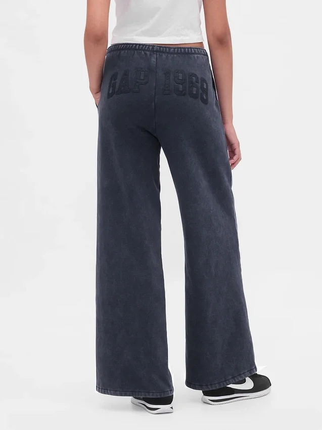 Pantaloni della tuta larghi con logo Vintagesoft