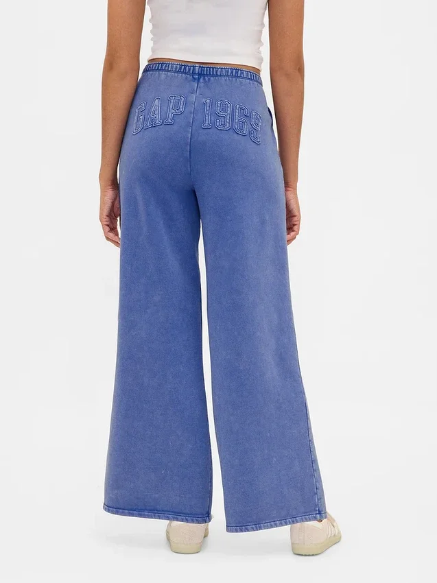 Pantaloni della tuta larghi con logo Vintagesoft