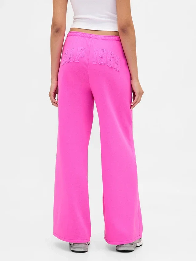 Pantaloni della tuta larghi con logo Vintagesoft