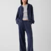 Pantaloni della tuta larghi in felpa Vintagesoft a vita media