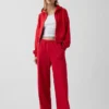Pantaloni della tuta larghi in felpa Vintagesoft a vita media