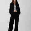 Pantaloni della tuta larghi in felpa Vintagesoft a vita media