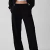 Pantaloni della tuta larghi in felpa Vintagesoft a vita media