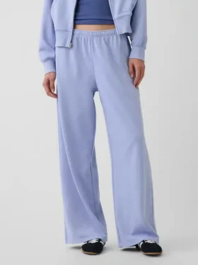 Pantaloni della tuta larghi in felpa Vintagesoft a vita media