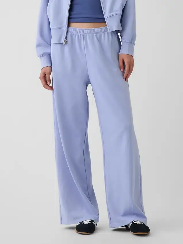 Pantaloni della tuta larghi in felpa Vintagesoft a vita media